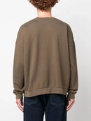 Palm Angels Monogran Sweatshirt in Brown