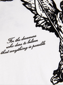 Amiri Angel Print T-Shirt in White