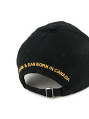 Dsquared2 Flag-patch Baseball Cap Black