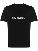 Givenchy Reverse Paris Logo Print Slim fit T-Shirt in Black