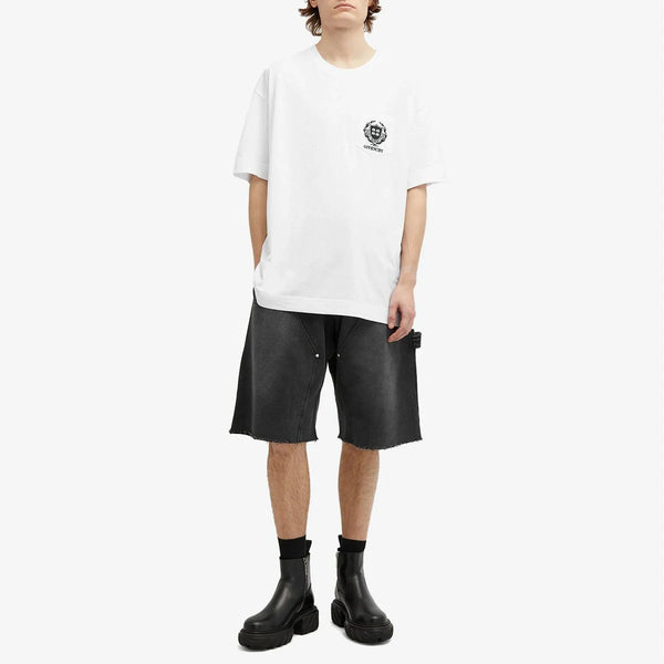 Givenchy Crest Logo T-Shirt in White