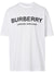 Burberry London Letchford Logo Print T-shirt White