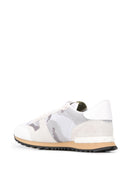 Valentino Garavani Camouflage-Print Mesh low-top Trainers in White