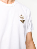 Dolce & Gabbana Embroidered Piqué T-Shirt in White