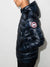 Canada Goose Crofton Padded Down Hooded Jacket in Navy