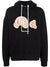 Palm Angels Bear-motif Hoodie Black