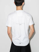 Givenchy Reverse Paris Logo Print Slim Fit T-Shirt in White