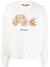 Palm Angels Bear Crew Neck Sweatshirt White