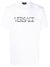 Versace Logo-print Crew-neck T-shirt in White