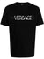 Versace Logo-print Crew-neck T-shirt in Black