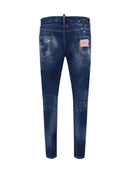 Dsquared2 Twinphony Paint Splattered Jeans in Blue