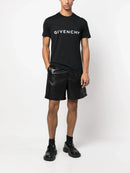 Givenchy Logo Print Oversized T-Shirt in Black