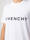 Givenchy Logo Print Oversized T-Shirt in White