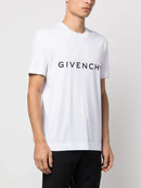 Givenchy Logo Print Oversized T-Shirt in White