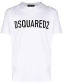 Dsquared2 Slouch Logo-print T-shirt in White