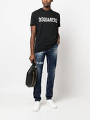 Dsquared2 Slouch Logo-print T-shirt in Black