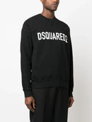 Dsquared2 Classic Logo Raglan Fit Logo Black Sweater