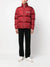 Palm Angels Classic Logo-print Padded Down Coat in Red