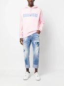 Dsquared2 Distressed Ripped Jeans in Light blue