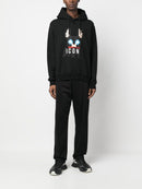 Dsquared2 Pixelated Ciro Printed Hoodie in Black