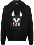 Dsquared2 Pixelated Ciro Printed Hoodie in Black