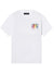 Amiri M.A Drip Collage Logo T-Shirt in White