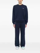 Casablanca Diamond-logo Crew-neck Sweatshirt Blue