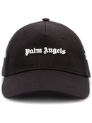 Palm Angels Appliqué Logo Cap in Black