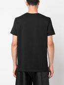 Balmain Small Logo Embroidered T-Shirt in Black