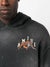 Amiri Varsity Tiger Vintage Washed Hoodie in Black