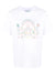 Casablanca Rainbow Crayon Temple Printed T-Shirt in White