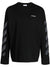 Off-White Stitch Diags Long Sleeve in Black
