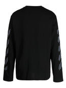 Off-White Stitch Diags Long Sleeve in Black