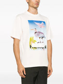 Heron Preston Censored Heron Printed T-Shirt in White