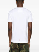 Givenchy 4G Stars Red Logo Printed T-Shirt in White