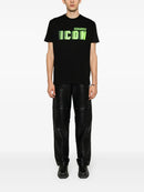 Dsquared2 Icon Blur Cool Green logo Cotton T-Shirt in Black