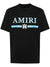 Amiri MA Bar Blue Logo Printed T-Shirt in Black