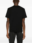 Amiri MA Bar Blue Logo Printed T-Shirt in Black