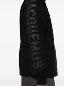 Jacquemus Le Typo Sweatshirt in Black