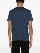 Givenchy 4G Stars White logo Printed T-Shirt in Blue