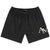 Amiri Staggered Logo Swim Shorts Black