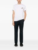 Moncler Double Logo Patch T-Shirt in White