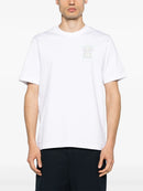 Casablanca Tennis Pastelle Printed T-Shirt in White