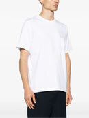 Casablanca Tennis Pastelle Printed T-Shirt in White