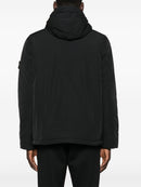 Stone Island Micro Twill with Primaloft Insulation Coat in Black