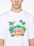 Casablanca Casa Beach Wave Printed Oversized T-Shirt in White