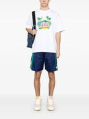 Casablanca Casa Beach Wave Printed Oversized T-Shirt in White