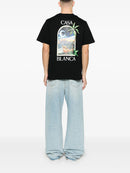 Casablanca LA Night Printed T-Shirt in Black