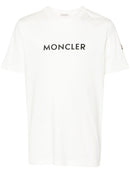 Moncler Embossed-branding Crew-neck Cotton-jersey T-shirt