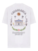 Casablanca Le Temple Du Sport Printed T-Shirt in White